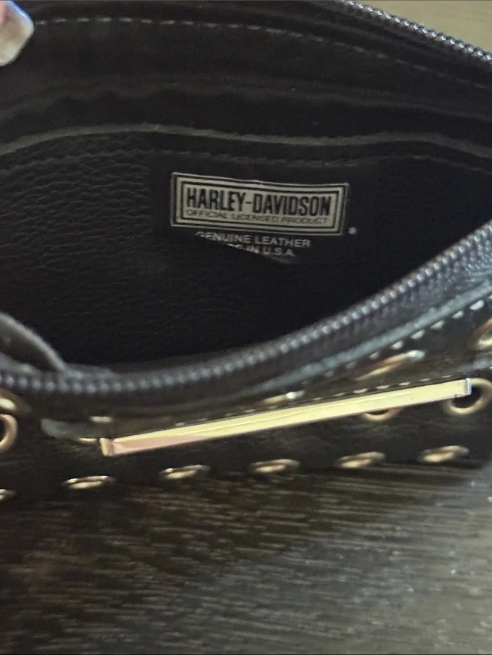 Harley-Davidson black leather